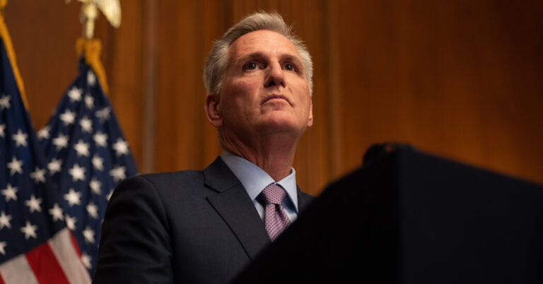 McCarthy Floats Return as Divided G.O.P. Prepares to Choose a Speaker