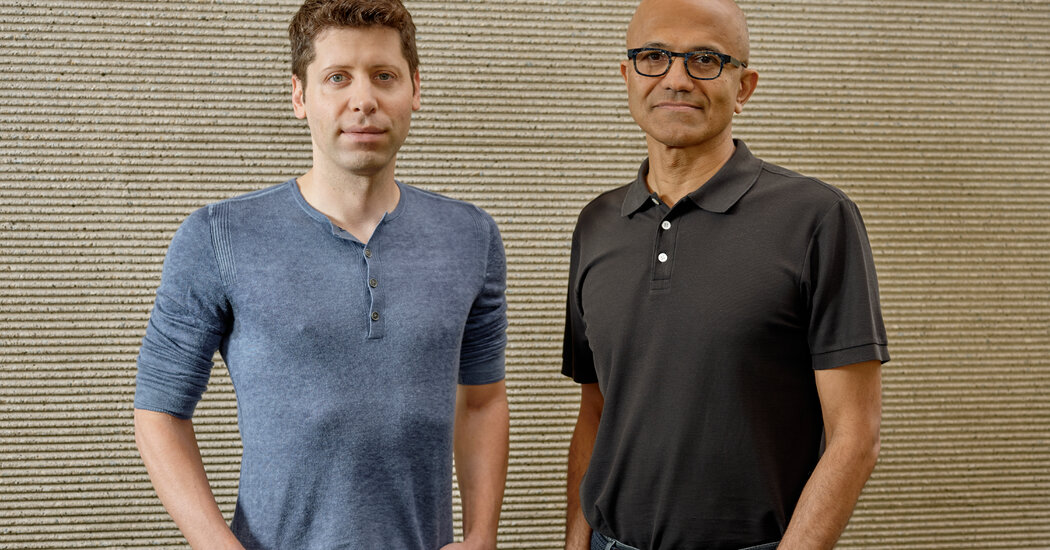 How Microsoft’s Satya Nadella Kept the ’Best Bromance in Tech’ Alive