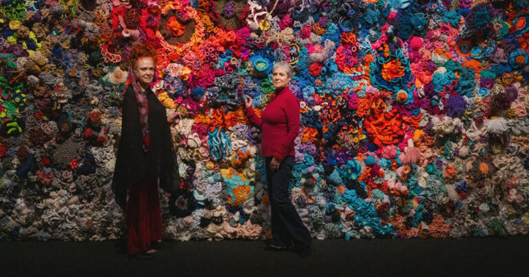 The Crochet Coral Reef Keeps Spawning, Hyperbolically