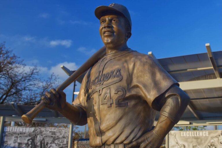 After Jackie Robinson statue is destroyed, Wichita rallies around a baseball league